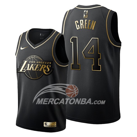 Maglia Golden Edition Los Angeles Lakers Danny Green Nero